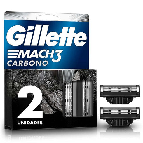 REPUESTO GILLETTE 2U MACH3 CARBON