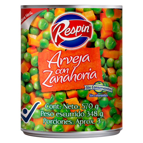 ARVEJA ZANAHORIA RESPIN 570G