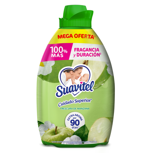 SUAVIZANTE SUAVITEL 2U 5600ML MANZANA