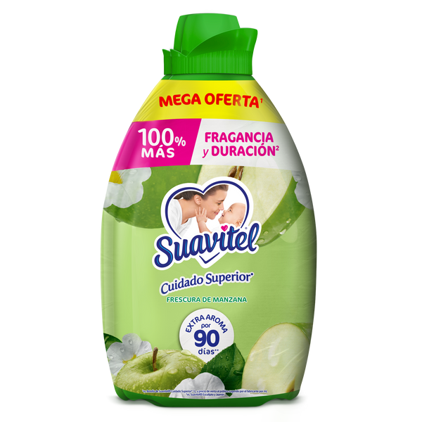 SUAVIZANTE SUAVITEL 2U 5600ML MANZANA