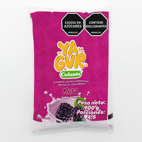 YAGUR COLANTA 900G MORA BOLSA