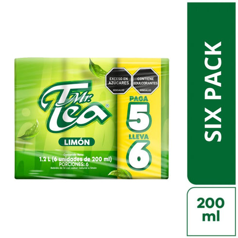 TE MR TEA 6U 200ML LIMON OFERTA