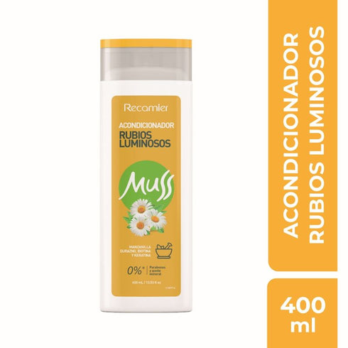 ACOND MUSS 400ML RUBIOS LUMINOSOS