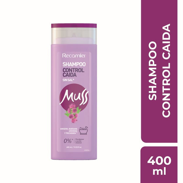 SHAMPOO MUSS 400ML CONTROL CAIDA