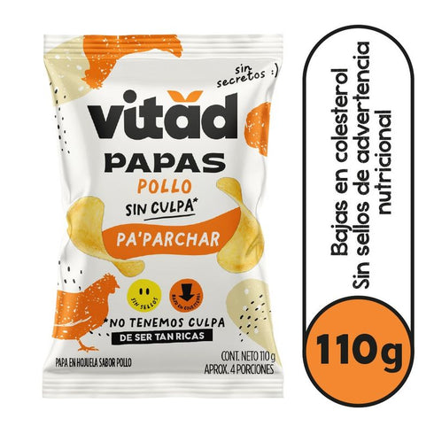 PAPAS VITAD 110G POLLO PA PARCHAR