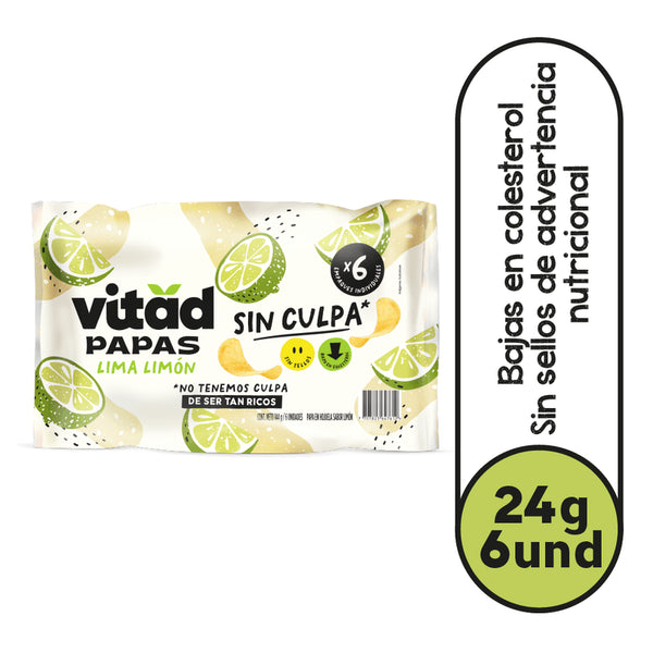 PAPAS VITAD 6U 144G LIMON
