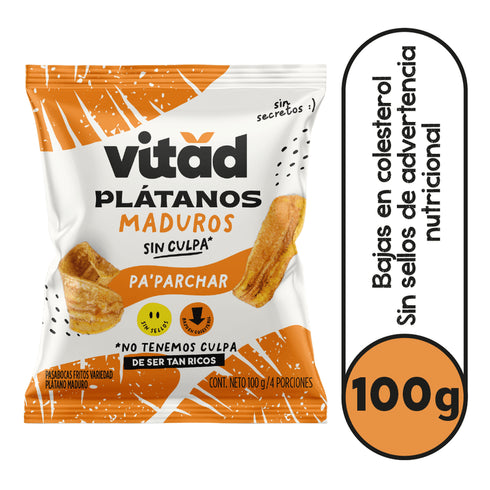 PLATANITOS MADUROS VITAD 100G
