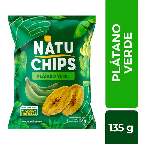 PLATANO NATUCHIPS 135G VERDE