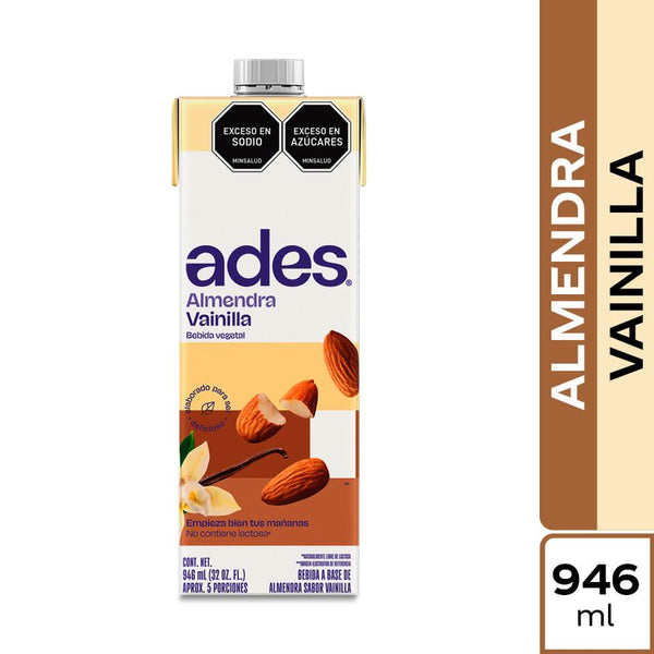 BEBIDA ADES 946ML ALMENDRAS VAINILLA