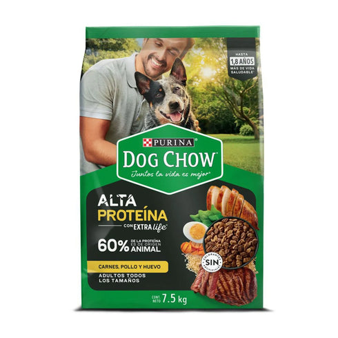 CUIDO DOG CHOW 7500G AL PROTEINA ADULTOS
