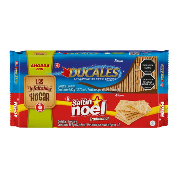 GALLETA SALTIN Y DUCALES NOEL 714G