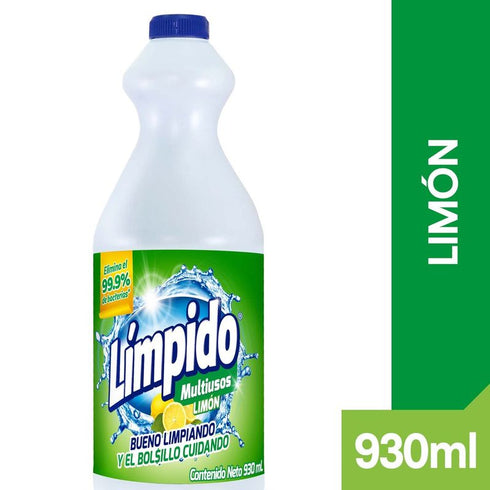 BLANQUEADOR LIMPIDO 930ML LIMON