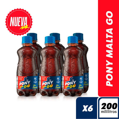 PONY MALTA 6U 1200ML PET GO