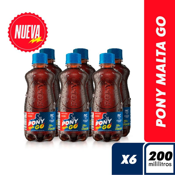 PONY MALTA 6U 1200ML PET GO
