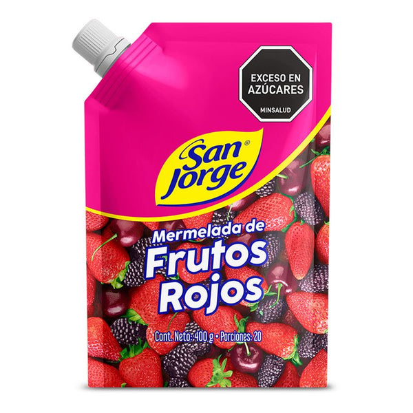 MERMELADA SAN JORGE 400G FRUTO/ROJOS