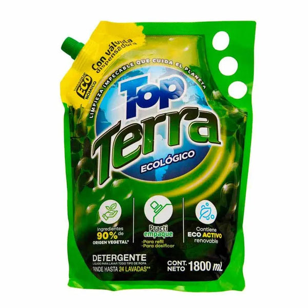 DETERG LIQ TOP TERRA 1800ML ECO