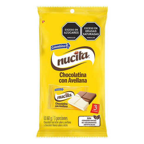 CHOCOLATINA NUCITA 60G 3U