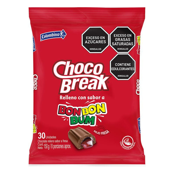 CHOCOBREAK RELLENO 30U 150G RELLENO BOM