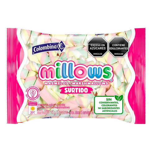 MASMELO MILLOWS 145G SURTIDO