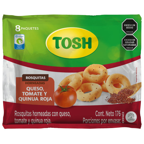 ROSQUITA TOSH 176G TOMATE QUINUA
