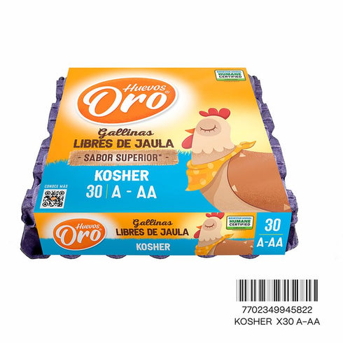 HUEVOS ORO 30U KOSHER