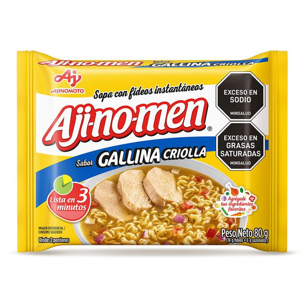 SOPA LISTA AJINOMEN 80G GALLINA CRIOLLA