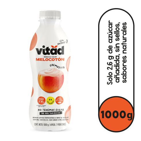BEBIDA LACTEA VITAD 1000G MELOCOTON