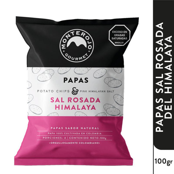 PAPAS MONTE ROJO 100G SAL ROSADA