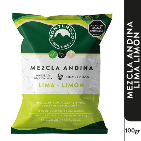 PAPAS MONTE ROJO 100G MEZCLA LIMA LIMON