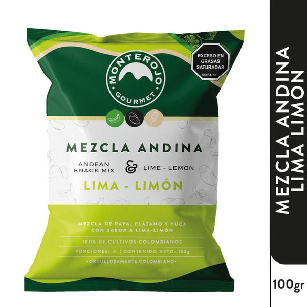 PAPAS MONTE ROJO 100G MEZCLA LIMA LIMON