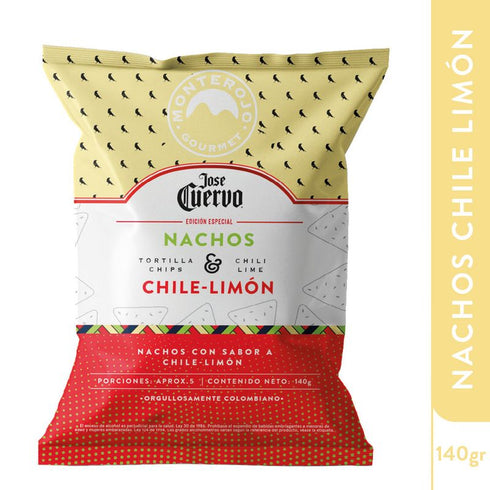 NACHOS MONTEROJO 140G CHILE LIMON JOSE C