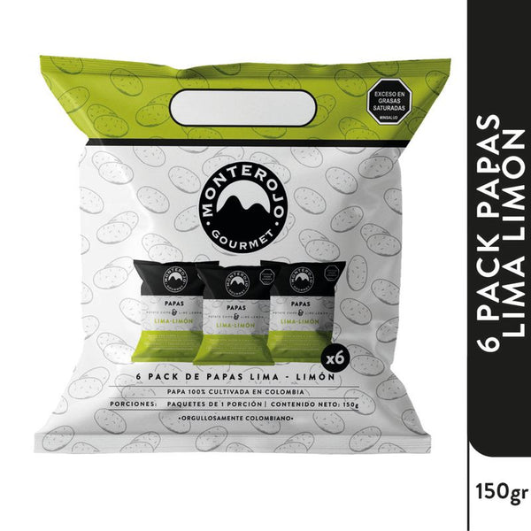 PAPA MONTE ROJO 6U 150G LIMON