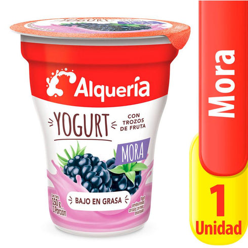 YOGURT ALQUERIA 150G VASO MORA