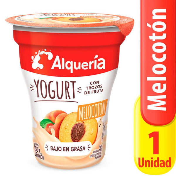 YOGURT ALQUERIA 150G VASO MELOCOTON