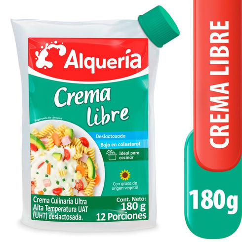 CREMA LECHE ALQUERIA 180G LIBRE
