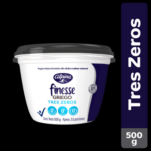 YOGURT GRIEGO ALPINA 500G TRESZEROS FINE
