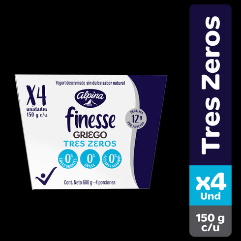 YOGURT GRIEGO ALPINA 4U 600G TRES ZEROS