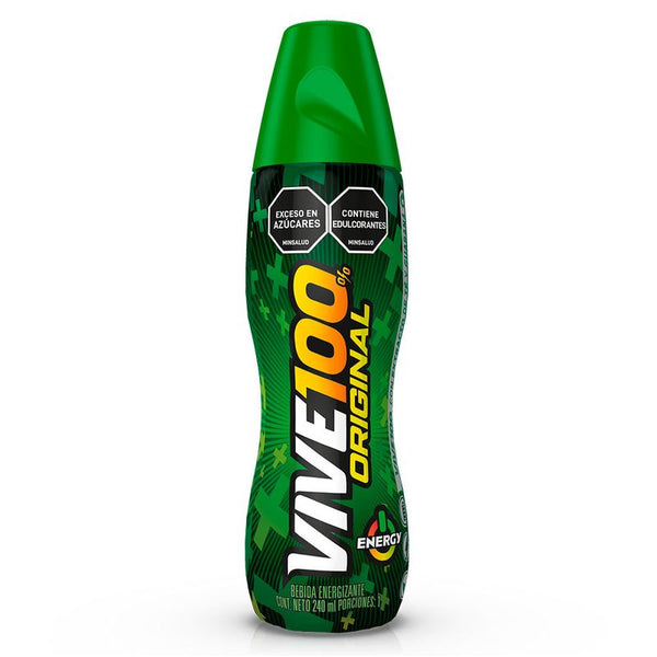 BEBIDA ENERGIZANTE VIVE100 240ML BOTELLA