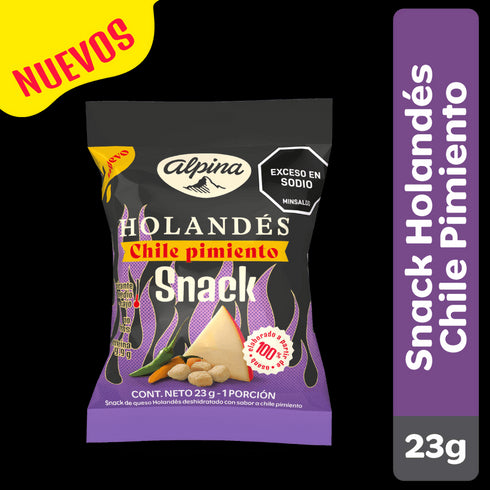 QUESO HOLANDES ALPINA 23G CHILE PIMIENTO
