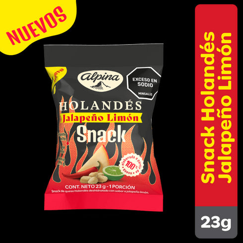 QUESO HOLANDES ALPINA 23G JALAPEÑO LIMON