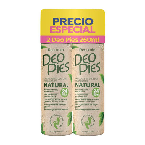 TALCO DEOPIES 2U 260ML PIEDRALUMBRE P.E