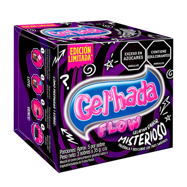 GELATINA GELHADA 3U 105G FLOW MISTERIOSO
