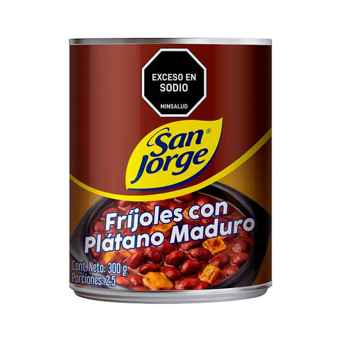 FRIJOL SAN JORGE 300G PLATANO MADURO