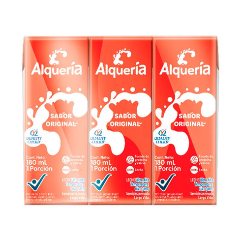 LECHE ALQUERIA 3U 540ML ORIGINAL