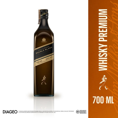 WHISKY JOHNNY WALKER 700ML DOUBLE BLACK