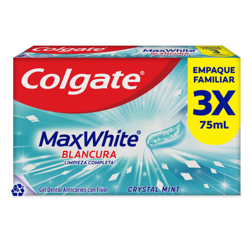 CREMA COLGATE 3U MAXWHITE COMPLETE CLEAN 75ML