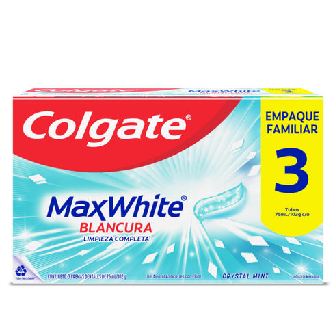 CREMA COLGATE 3U MAXWHITE COMPLETE CLEAN 75ML