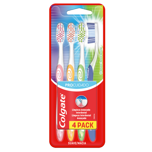 CEPILLO DENTAL PROCUIDADO (TWGC ) FH S 4PK LATAMx48