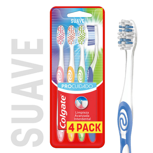 CEPILLO DENTAL PROCUIDADO (TWGC ) FH S 4PK LATAMx48