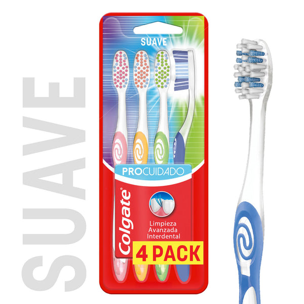 CEPILLO DENTAL PROCUIDADO (TWGC ) FH S 4PK LATAMx48